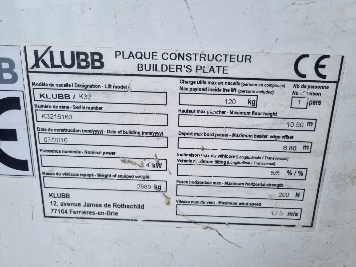 Fahrzeugabbildung Renault Master 2.3 dCi / KLUBB K32, 12,5m