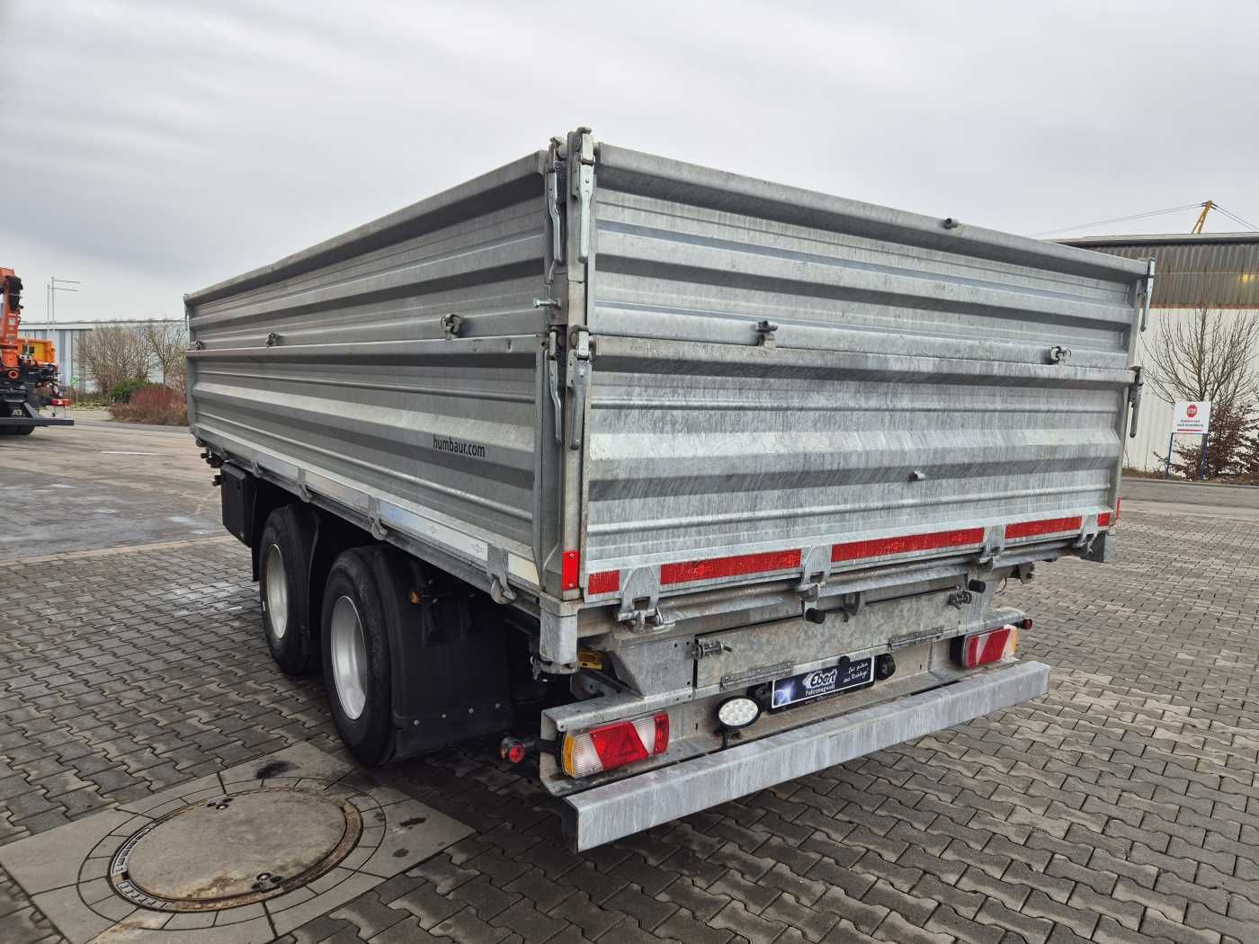 Fahrzeugabbildung Humbaur HTK 185524 Tandem Dreiseitenkipper verzinkt SAF