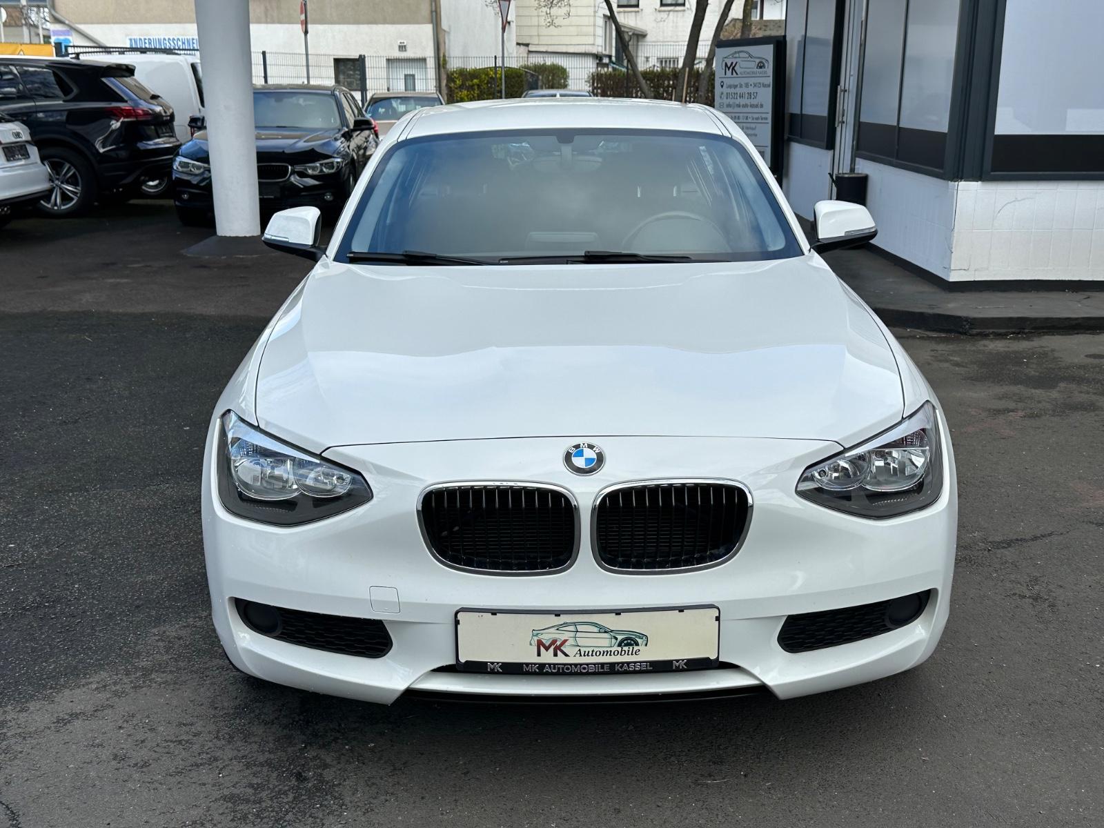 BMW 116i Sitzheizung/ PDC/AHK/1. Hand/8 Fach bereift