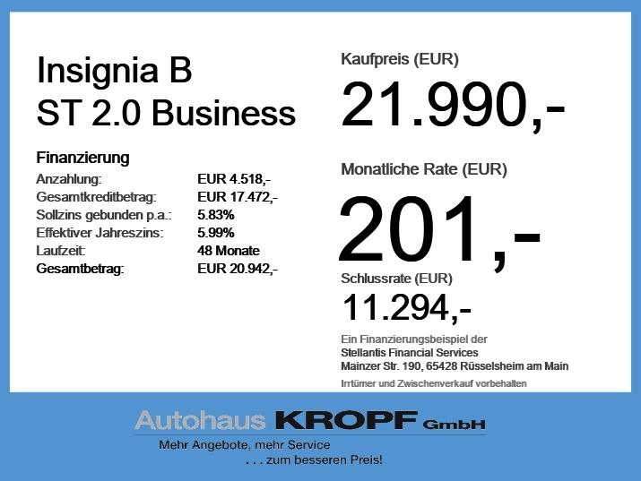Opel Insignia B ST 2.0 Business ACC, Leder