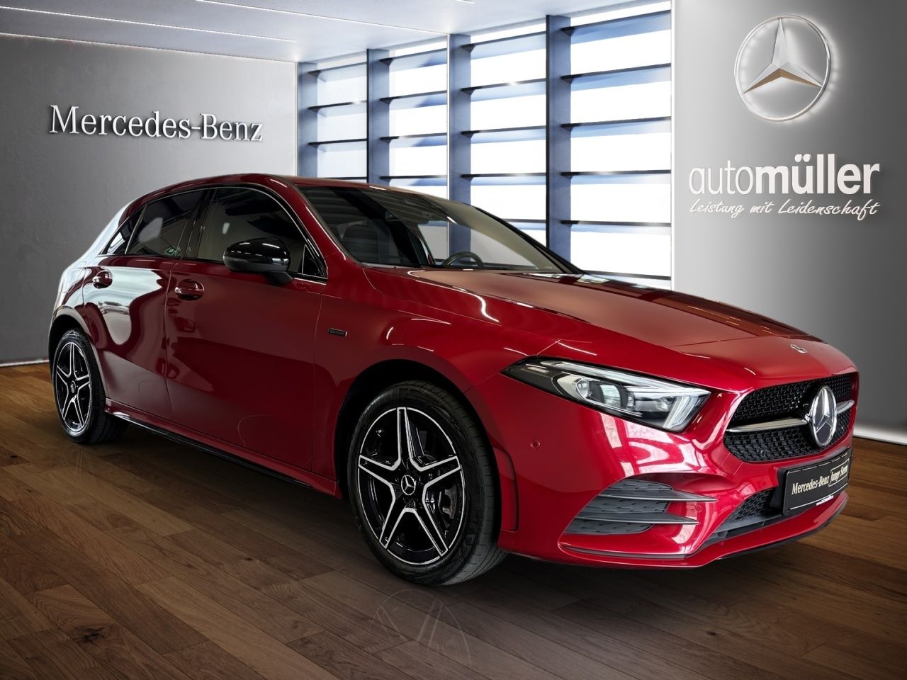 Fahrzeugabbildung Mercedes-Benz A 250 e AMG+NIGHT+MULTIB+BURM+STNDHZ+AMBIENTE++