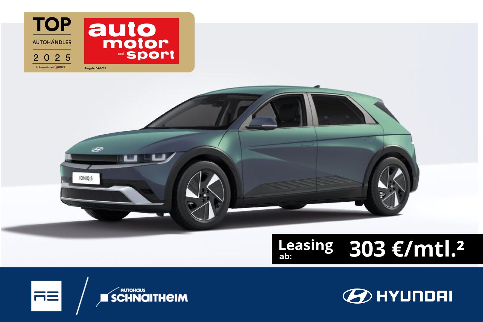 Hyundai IONIQ 5 63KWh Batt. 125kW (170PS) Heckantrieb