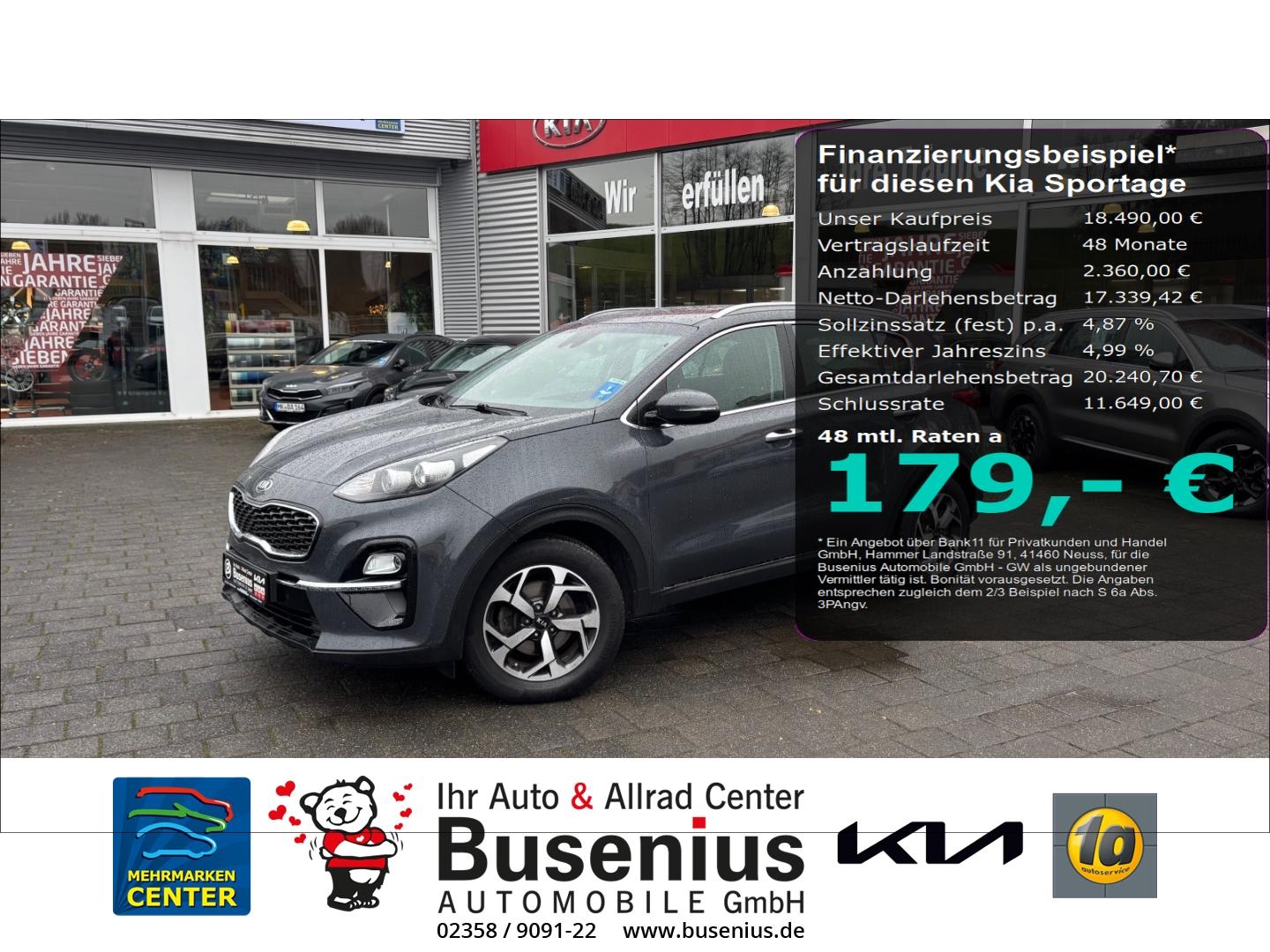 Kia Sportage 1.6 T-GDI DCT Vision 2WD+Kom+Navi+Kamer