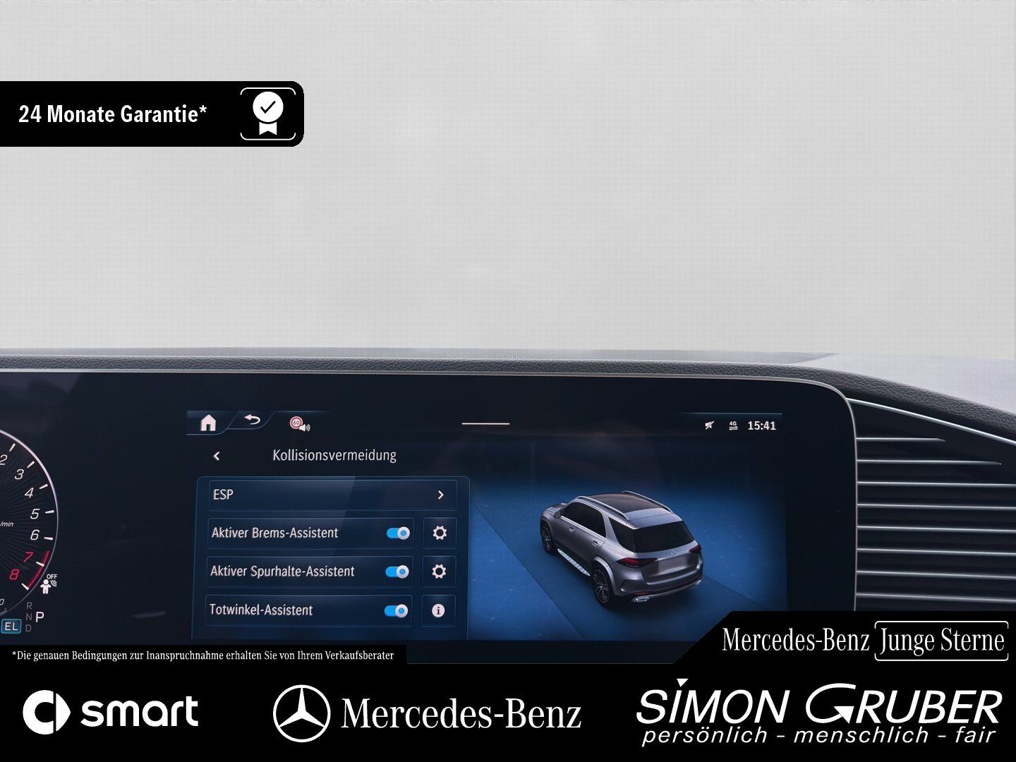 Fahrzeugabbildung Mercedes-Benz GLE 400 e AMG Night Pano Airmatic Burm MBeam 360