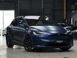 Tesla X LR - FACELIFT - FULL SELF DRIVE - MATTE PPF - blaue Tesla Model X