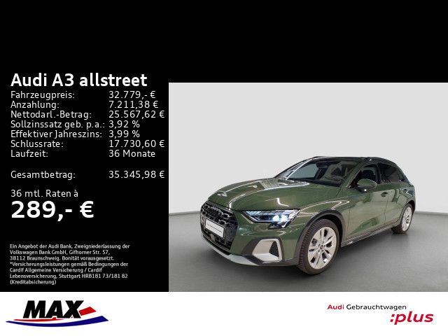 A3 allstreet TDI LED+KAMERA+AHK+STHZ+NAVI+PDC+VC