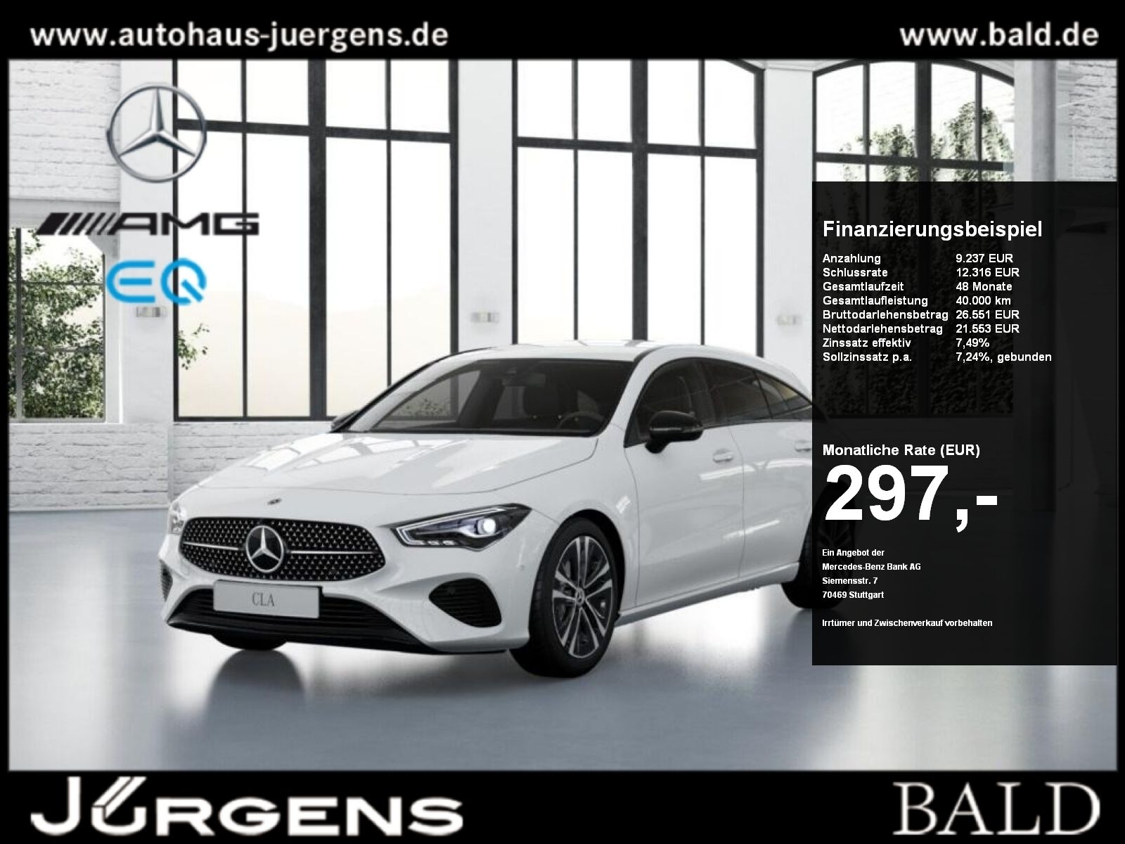 MERCEDES-BENZ CLA 180 SB Progressive/LED/Cam/AHK/Night/Winter