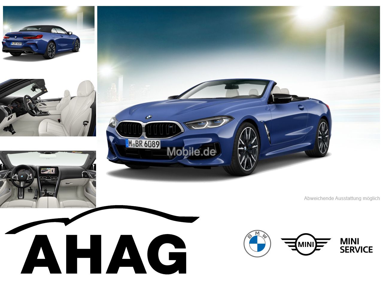 BMW M850i xDrive Cabrio Innovationsp. Komfortzugang