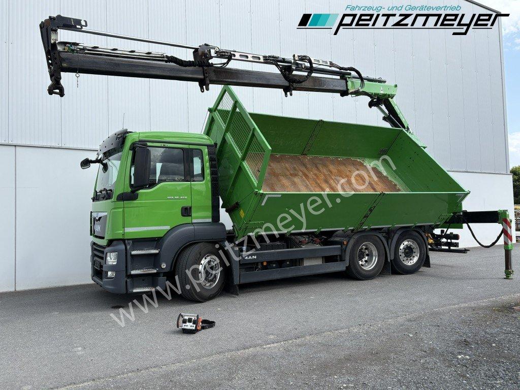 MAN TGS 26.460 FL 6x2 Kipper+Kran+Funk Lenkachse, 2-