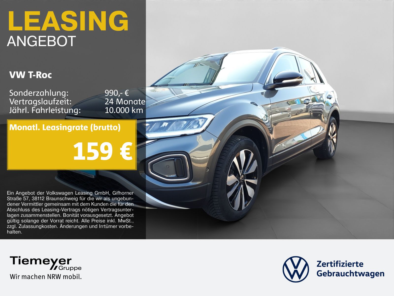 Volkswagen T-Roc 1.0 TSI GOAL LED NAVI SITZHZ LM17