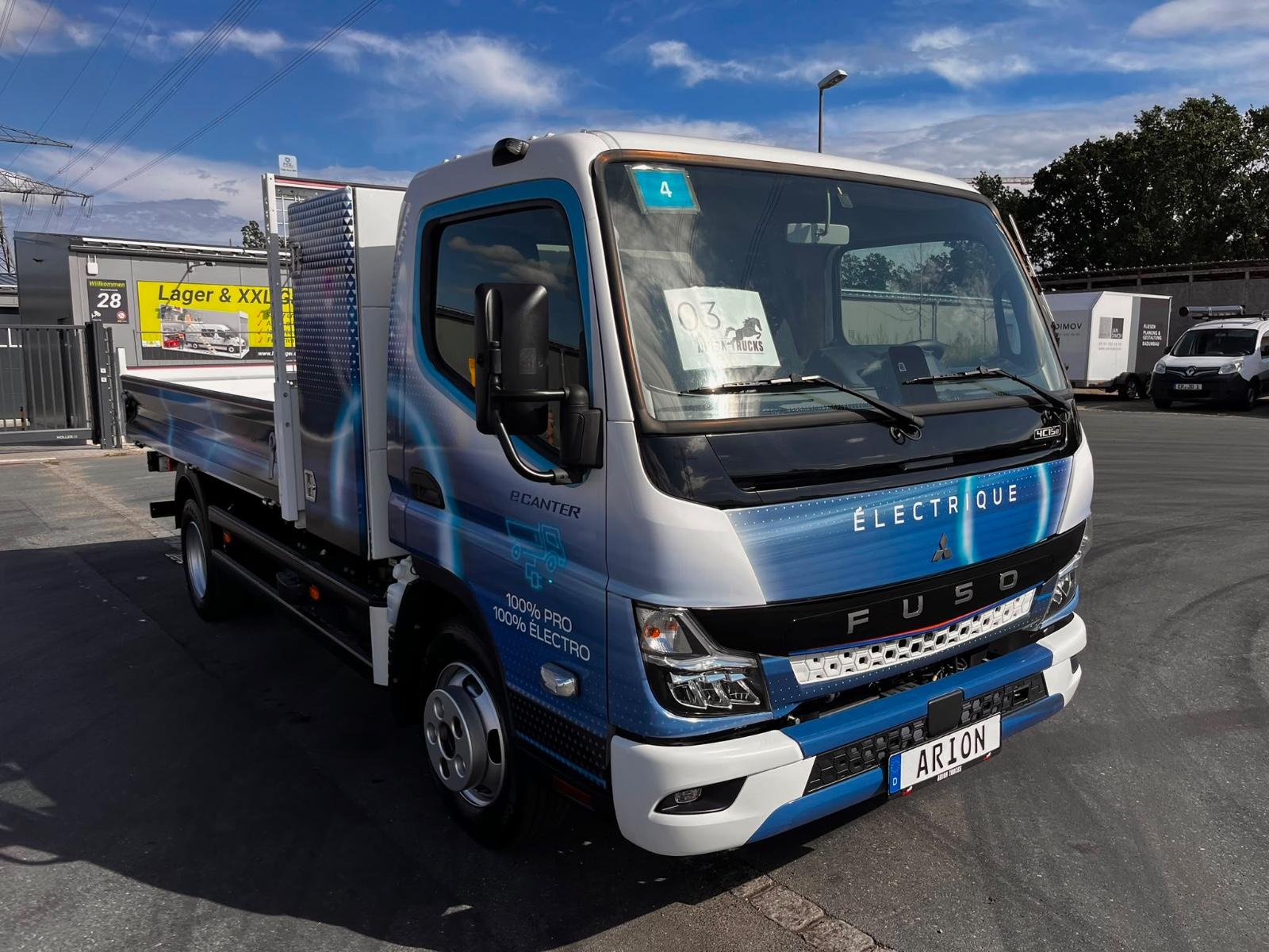FUSO 4C15 e-Canter/AC/Electric/3Seats/Kipper/JPM/