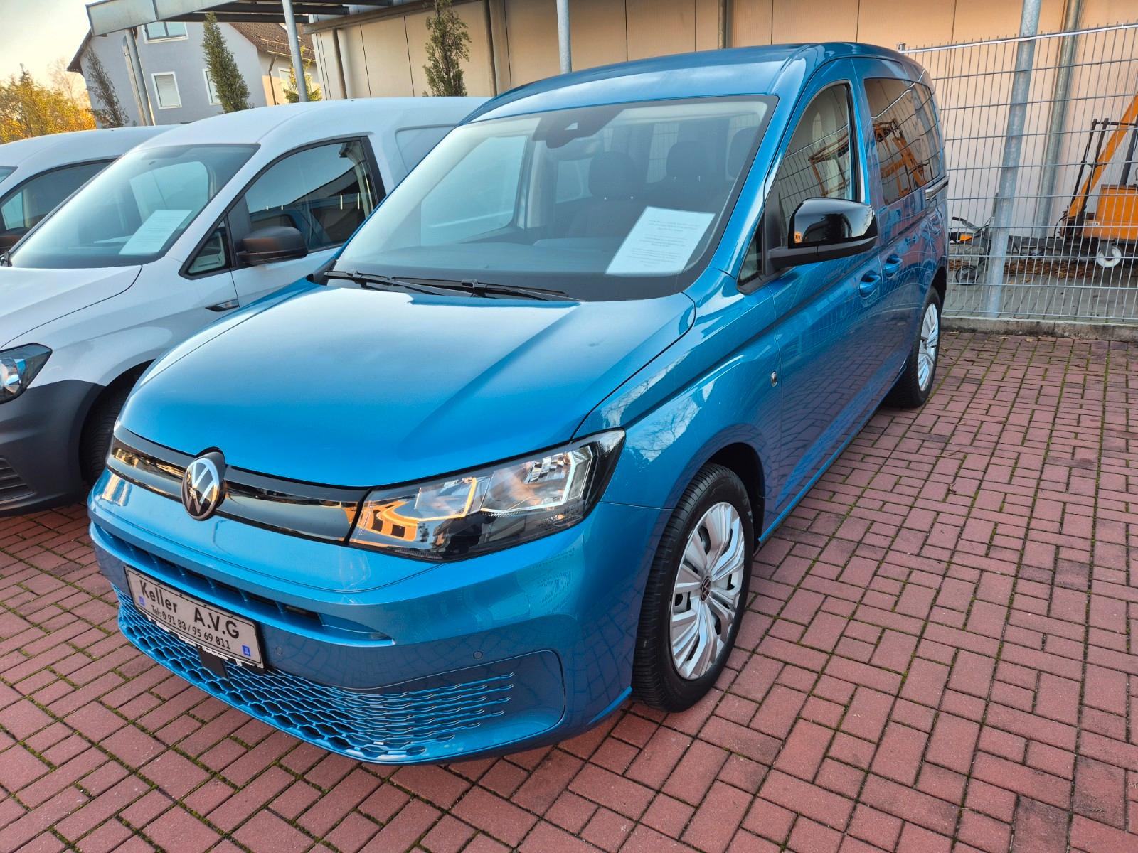 Volkswagen Caddy 2,0 TDI, 5 Sitze, AHK, Heckflügeltüren