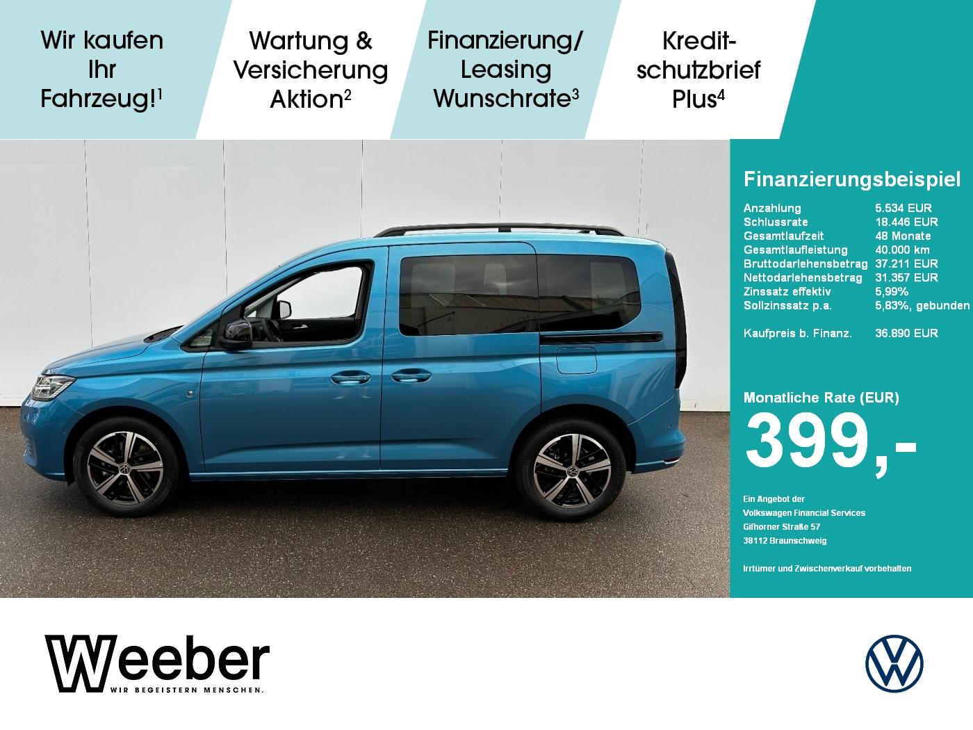 Volkswagen Caddy 2.0 TDI DSG Life LED Kamera PDC Tempo ACC-