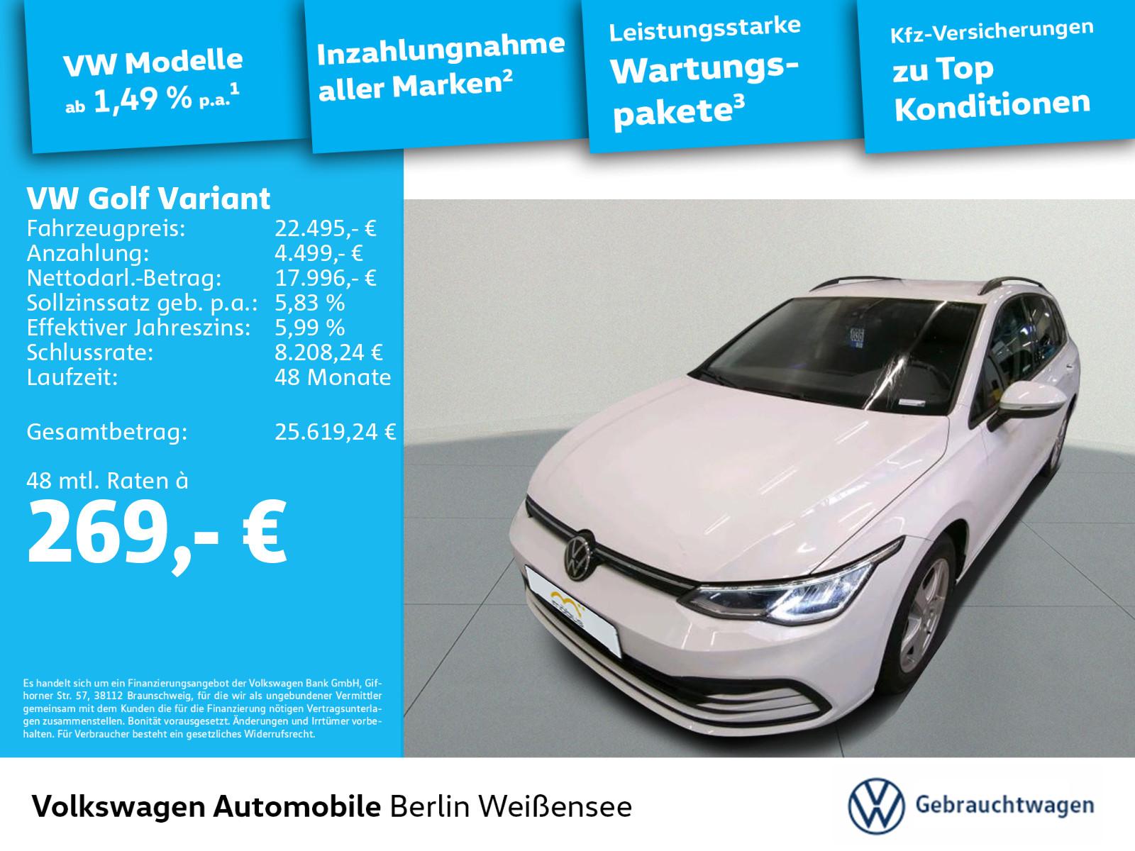 Volkswagen Golf Variant VIII 2.0 TDI DSG*NAV*APP*ACC*LED*AP