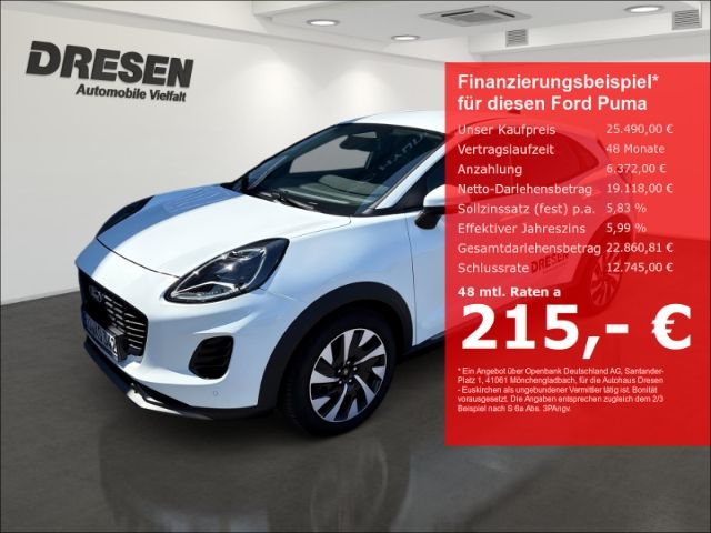Ford Puma Titanium/1,0 l Ecoboost/SHZ/Allwetter/el. H