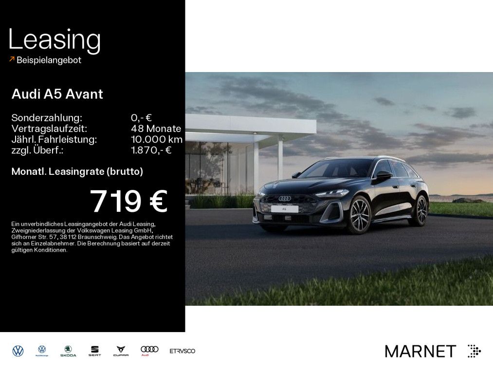 Audi A5 Avant TFSI quattro 150 kW S tronic*AHK*HUD*PA