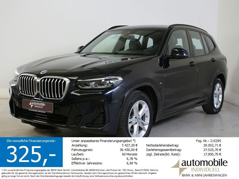 BMW X3 xDrive20i M Sportpaket LED LiveCockpit Parkas foto 1