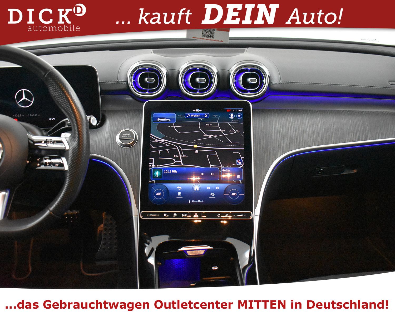 MERCEDES-BENZ C300e 2X AMG Line NIGHT+STDHZ+AHK+KAM+LED+4X SHZ - Image 12