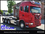 Scania R480, Abrollkipper Joab, 8x4, Lift-Lenkachse, - Scania R 480