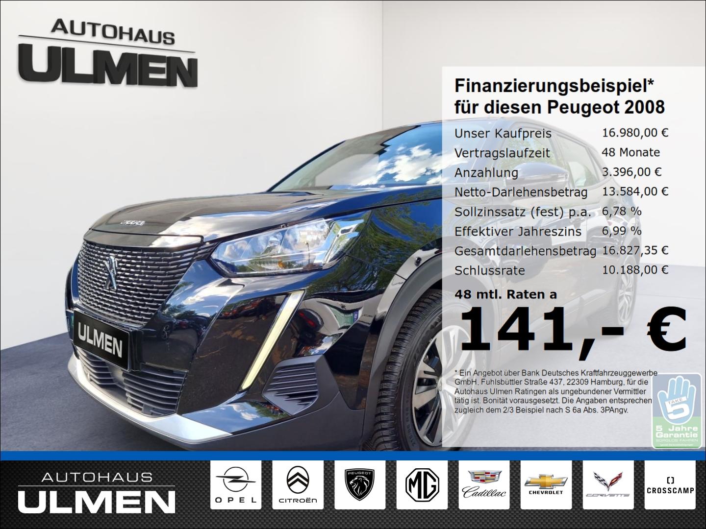 Peugeot 2008 eActive Touch-Radio+BT Klimaautomatik+SHZ E