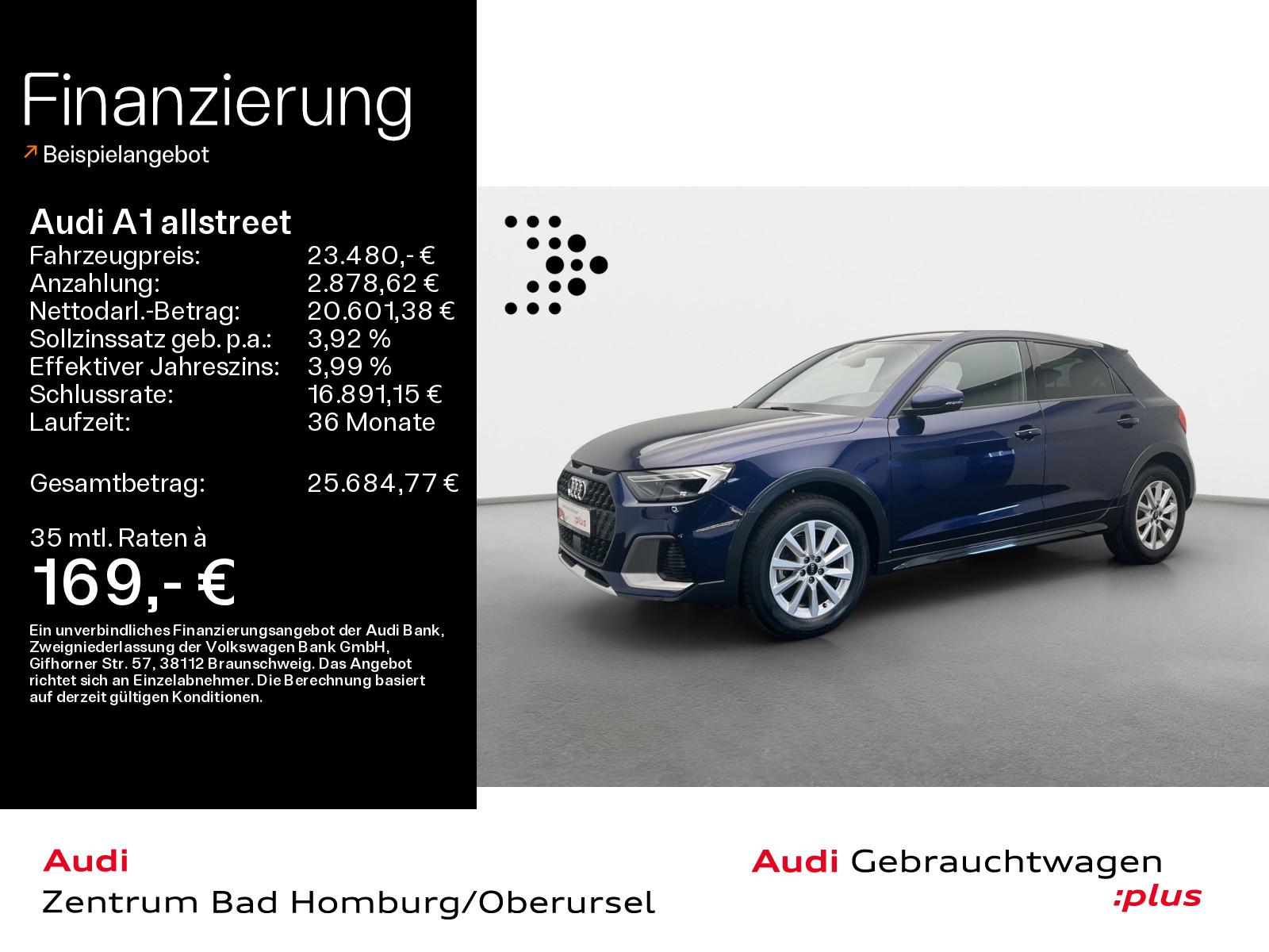 Audi A1 allstreet 30 TFSI S line*LED*SONOS*PDC*Audi C
