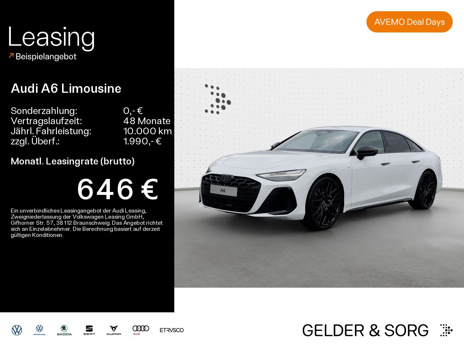 Audi A6 Limousine TDI qu. S line Ed.One*Tech+*Carbon