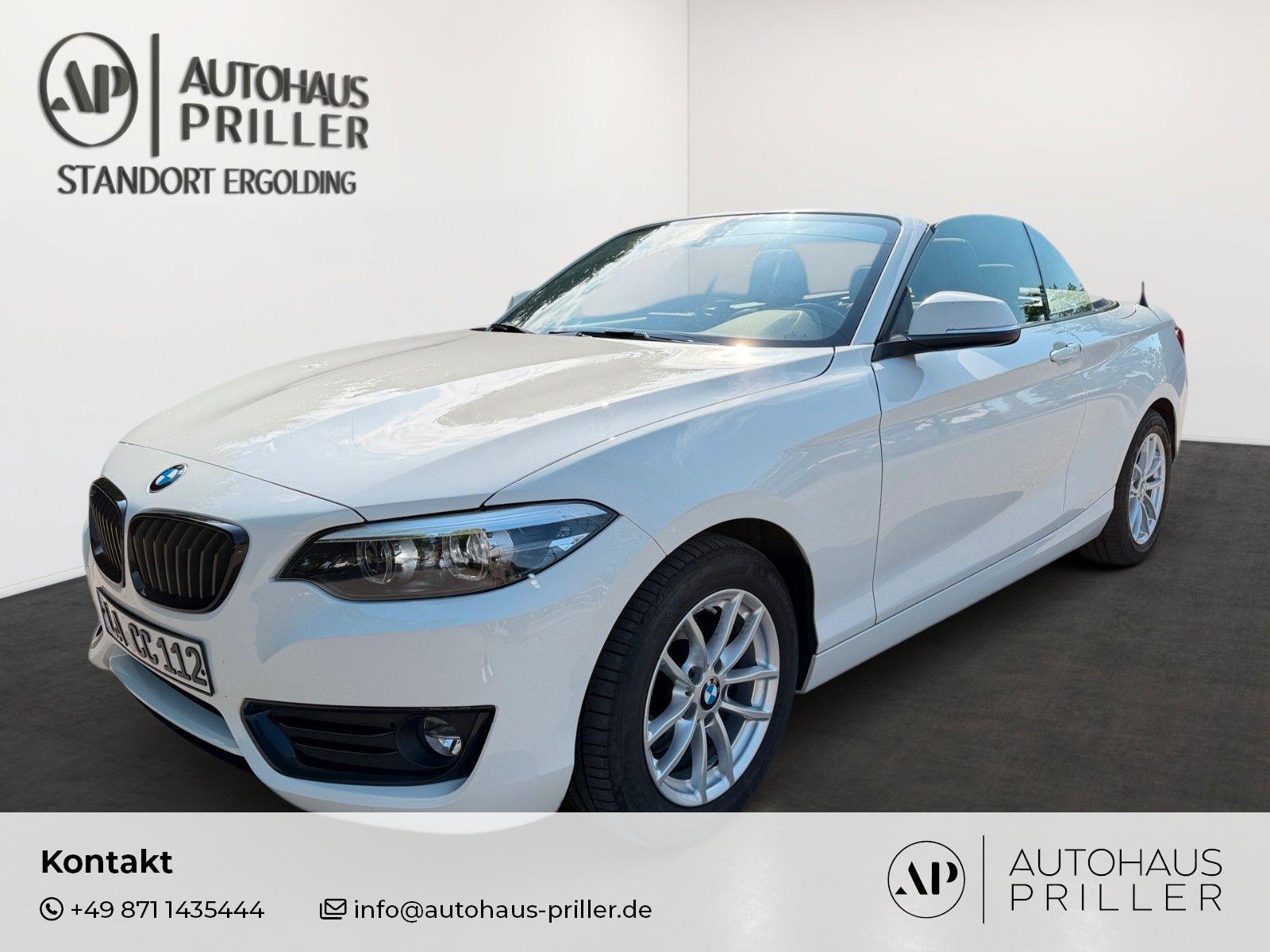 BMW 218i Cabrio Advantage *NAV/LED/PDC/SHZ*