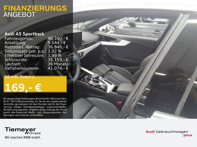 Audi A5 Sportback 40 TDI Q S LINE LEDER MATRIX LM19