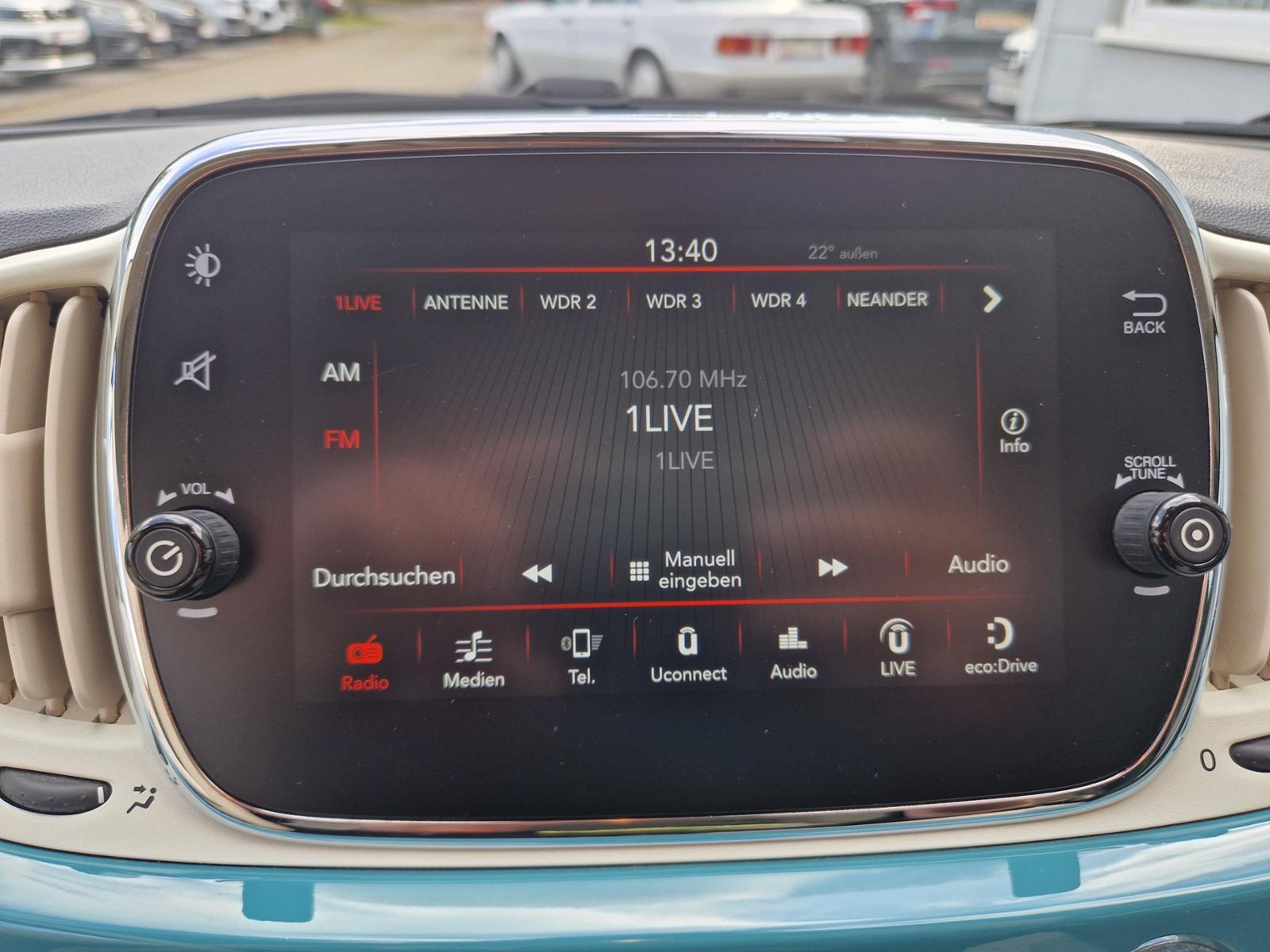 Fiat 500  Cabrio Anniversario *PDC*Tempomat*Klimaauto
