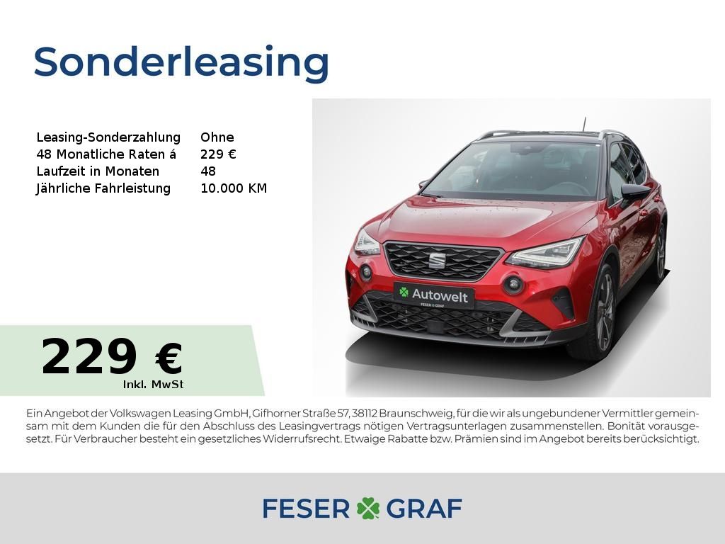 Seat Arona 1.0 TSI FR ACC Alu 18" LED Navi RüKa Sitzh