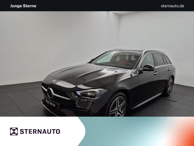 Mercedes-Benz C 300 T e AMG Leder Rot DigitalLight Distro Pano