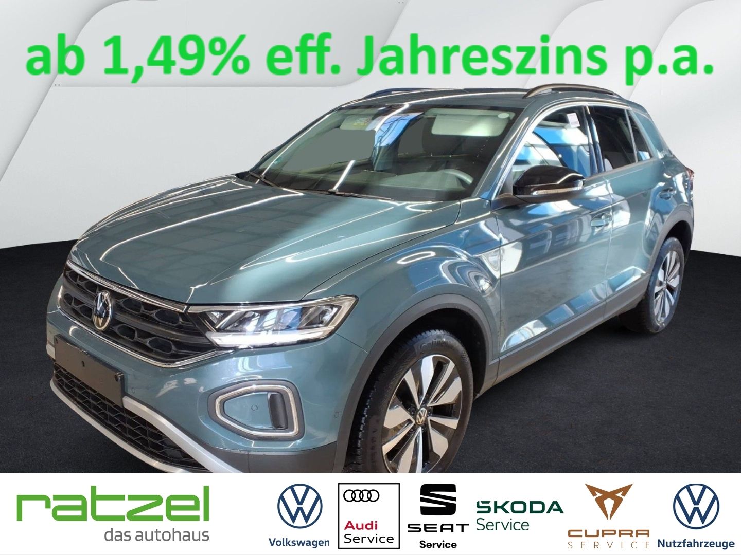 Fahrzeugabbildung Volkswagen T-Roc 1,0 Life TSI Navi LED ACC App Connect Trav