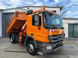 Mercedes-Benz Actros 1832  Kran Atlas120 /  Meiller Kipper - Mercedes-Benz Actros 1832
