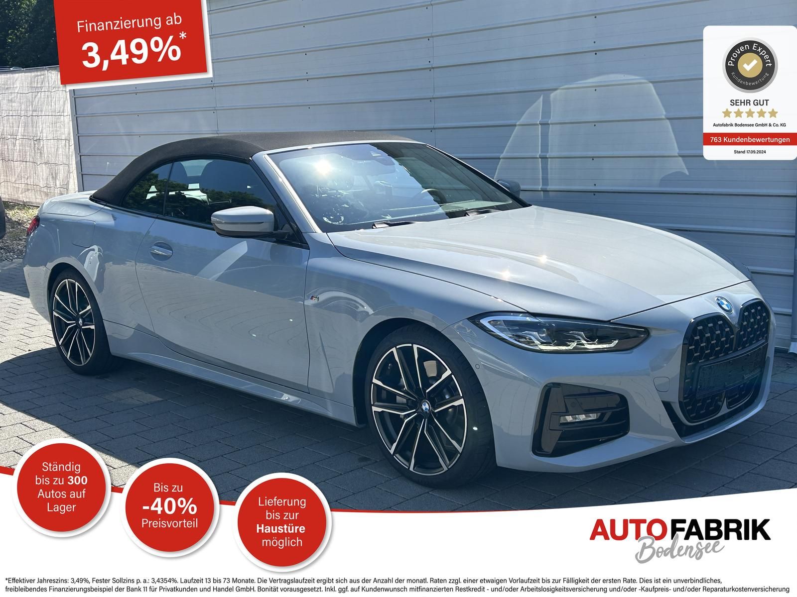 BMW 430i Cabrio Modell M Sport Android Auto*Navi*SHZ