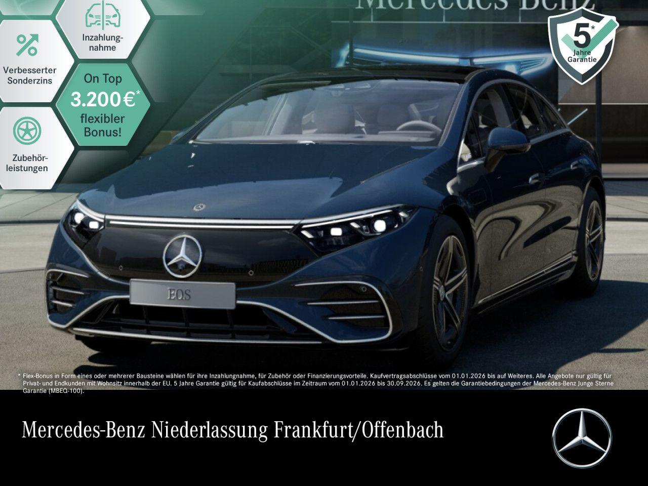 Mercedes-Benz EQS 450 4M AMG/ElecArt/HAL/Pano/Airm/HuD/Burm/FA