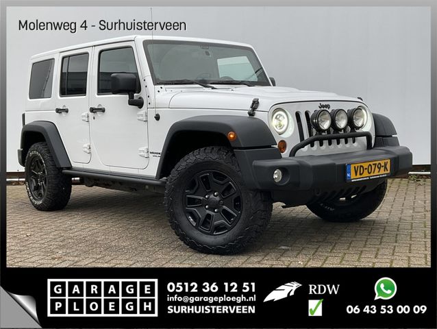 Jeep Wrangler 2.8 CRD Sport Grijs-Kenteken leder Navi