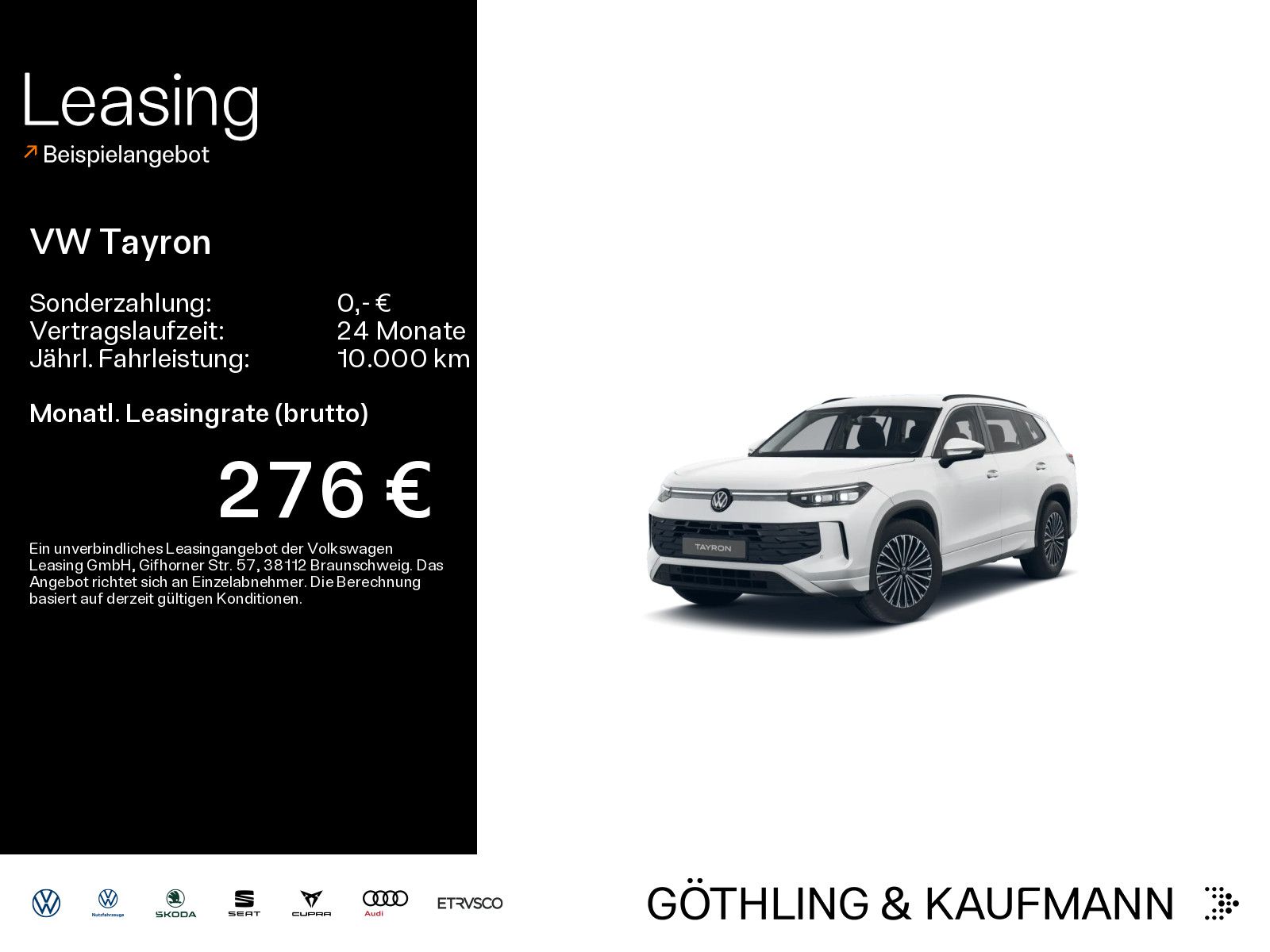 Volkswagen Tayron 1.5 eTSI DSG Life*Navi*AHK*7-Sitzer*IQ-Li