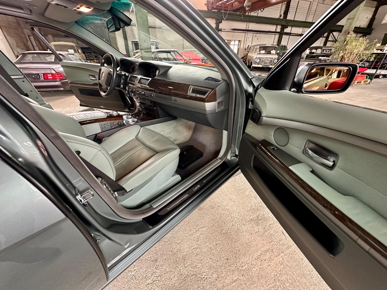 BMW 745i E65 V8 Prins LPG schiefergrün Top Zustand!