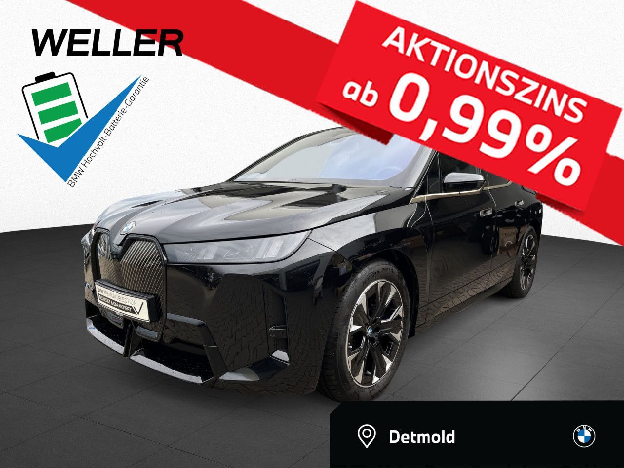 BMW iX xDrive 45 M Sport 719,-/0Anz A-Bahn St+Go AHK