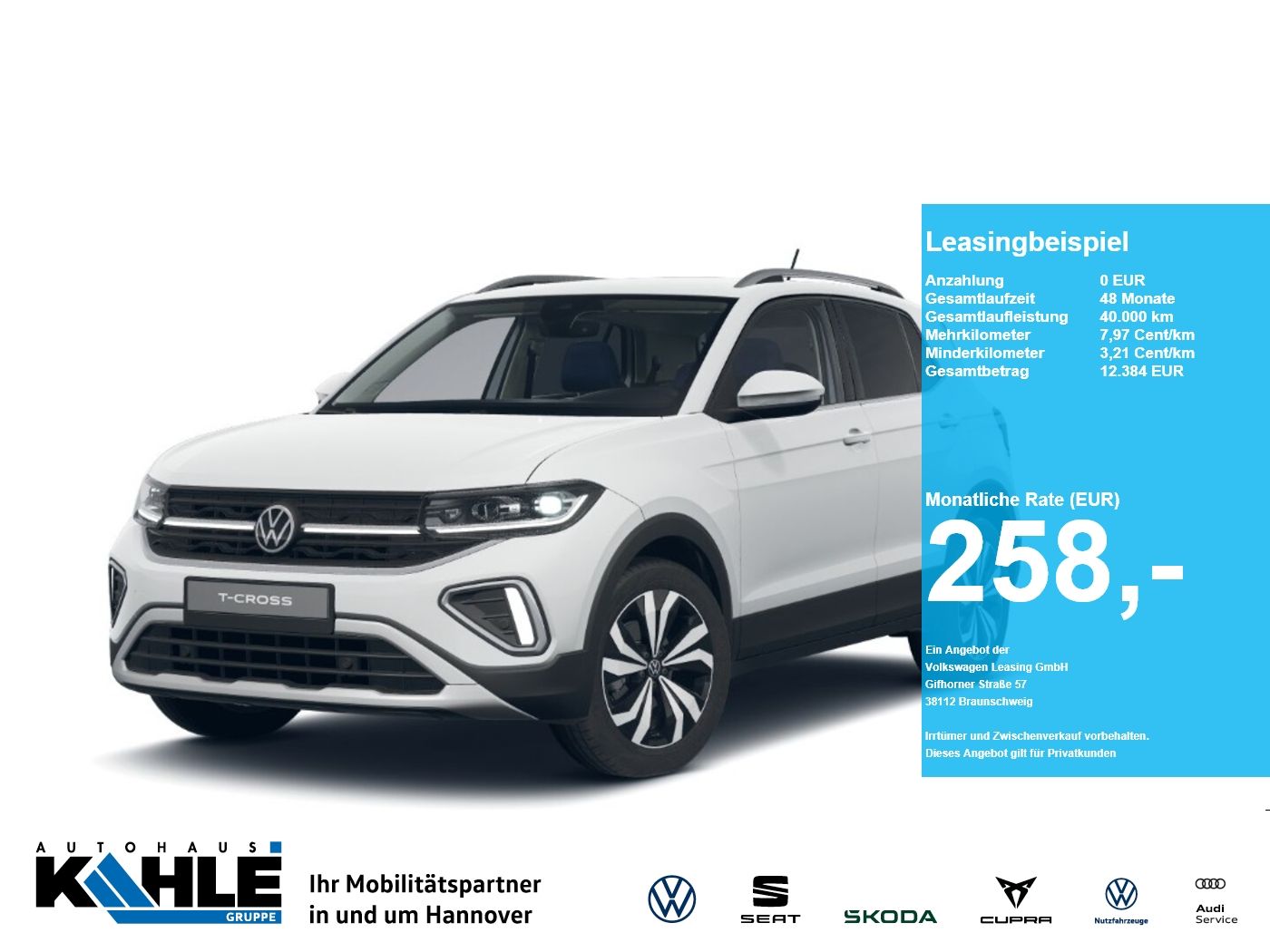 Volkswagen T-Cross 1.5 TSI ACT DSG Style Travel&Comfort AHK
