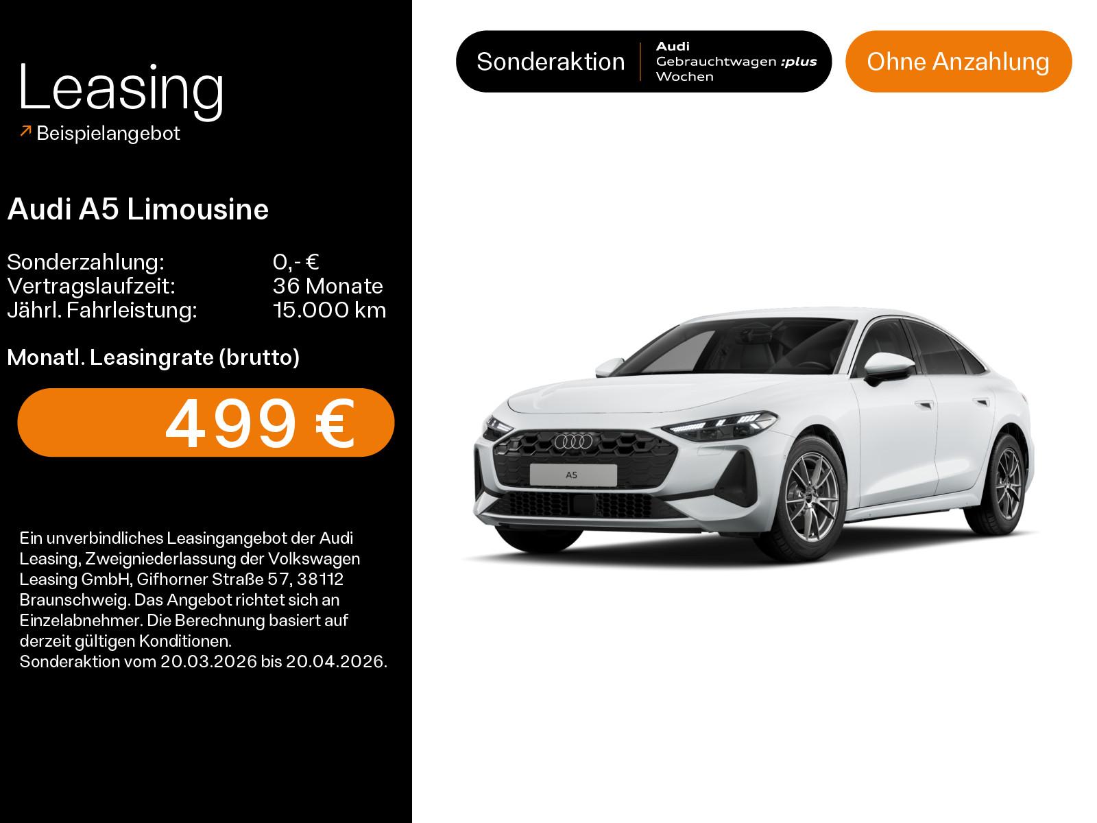 Audi A5 Limousine 40 TDI quattro 360°*ACC*Matrix*AHK*