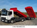 Mercedes-Benz Atego 1023 + Anhänger Dreiseitenkipper - Kipper Anhänger