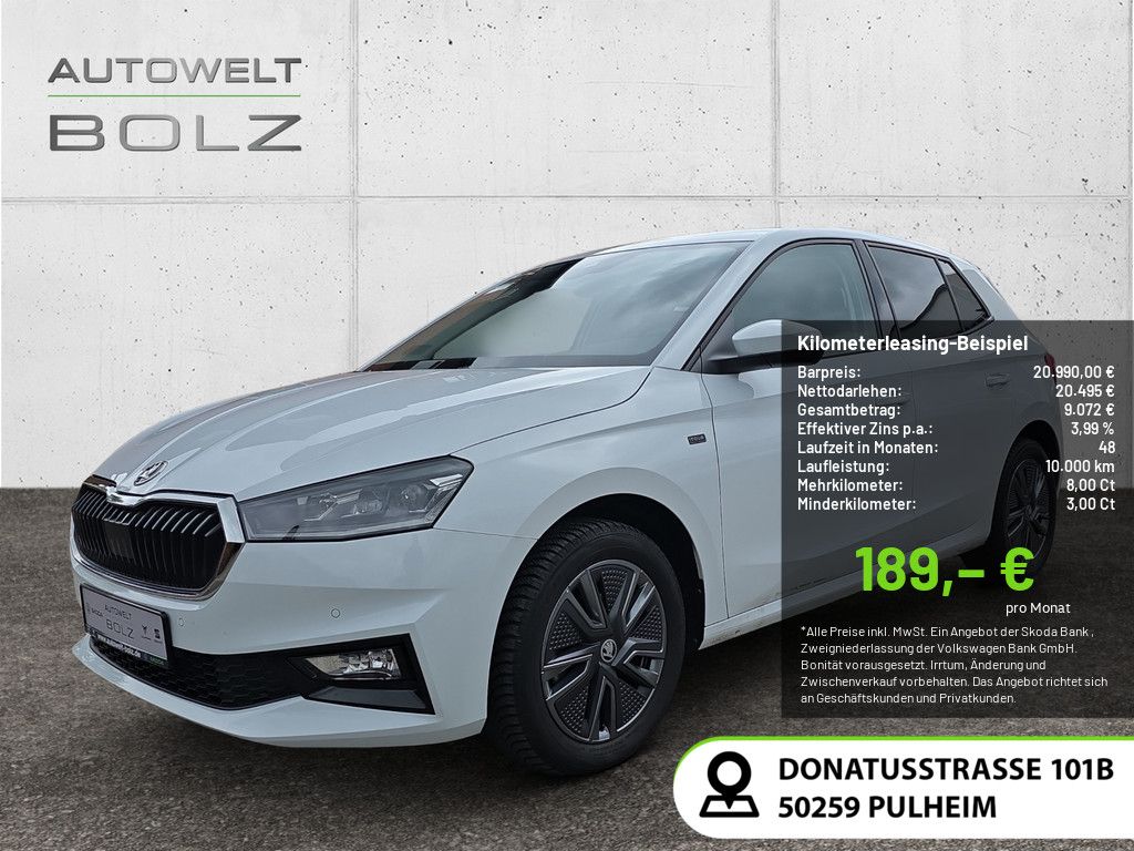 Skoda Fabia 1.0 TSI Tour KLIMA PDC SHZ KAMERA LED NAVI