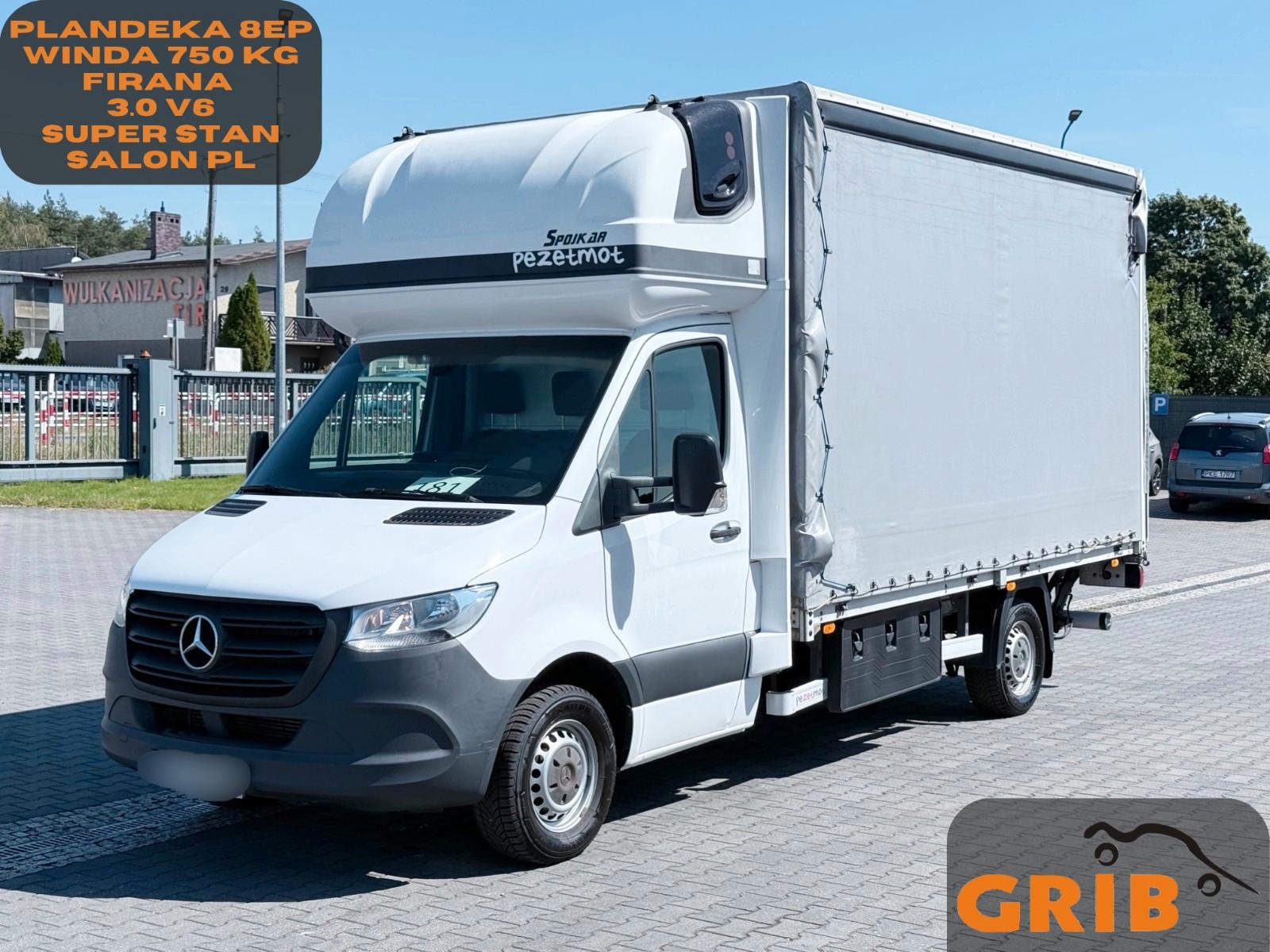 Mercedes-Benz Sprinter 319 CDI V6 Pritsche + Plande + LBW 750