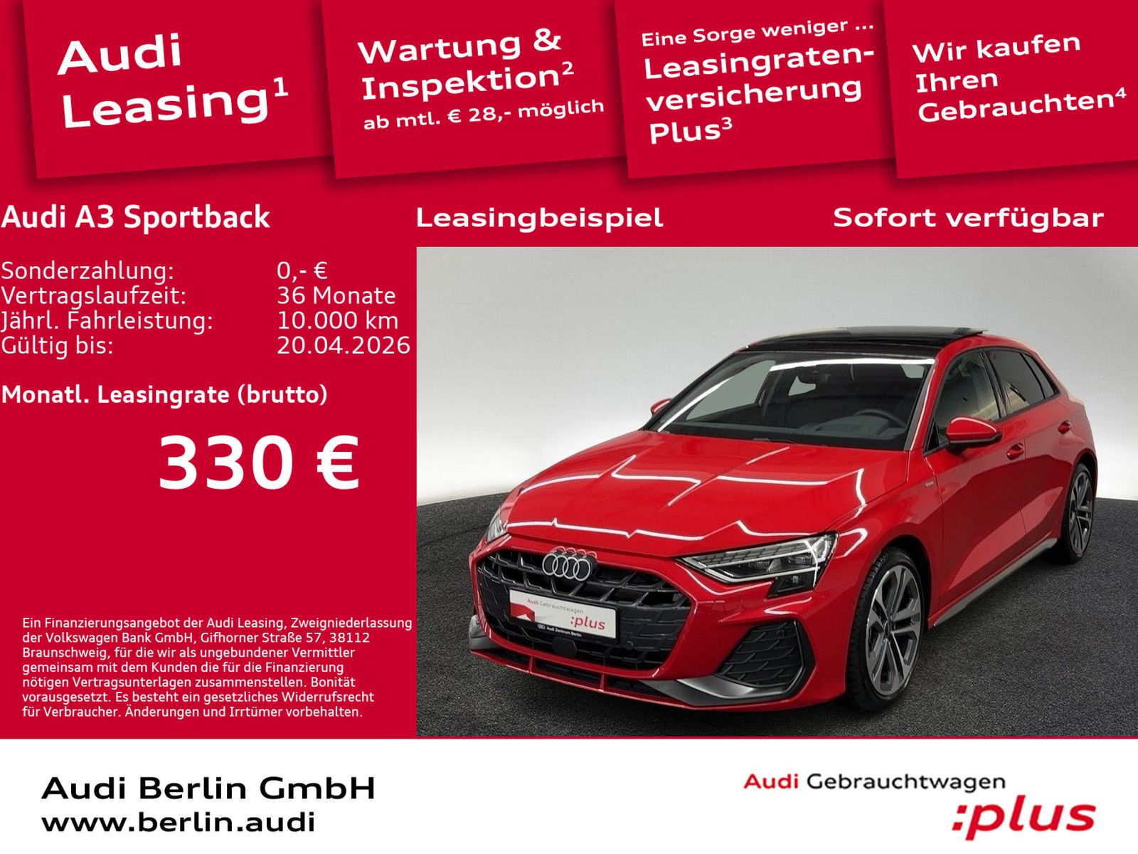 Audi A3 Sportback S line 30 TFSI S tr. AHK RFK HUD