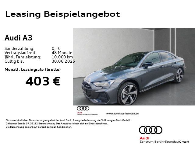 AUDI A3 Lim. 35 TFSI S line S tronic *MATRIX*SONOS*