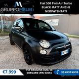 Fiat 500 TwinAir Turbo BLACK MATT ANCHE NEOPATEN - Fiat 500: Twinair Turbo