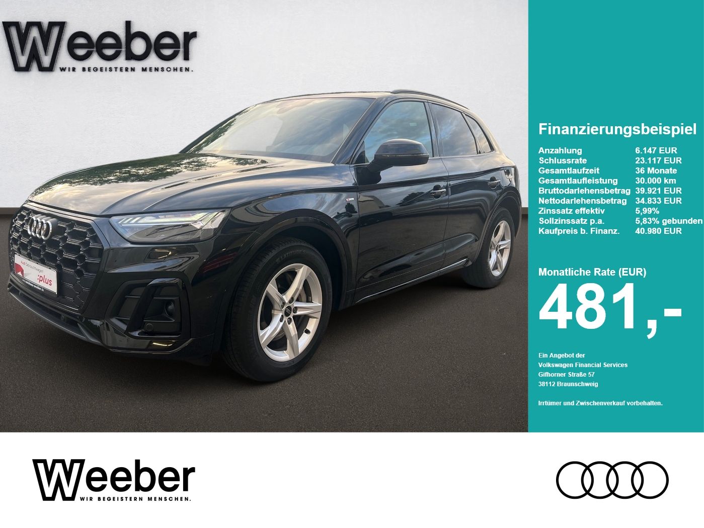 Audi Q5 quattro S line *BLACKSTYLE*AHK*KAMERA*MATRIX*