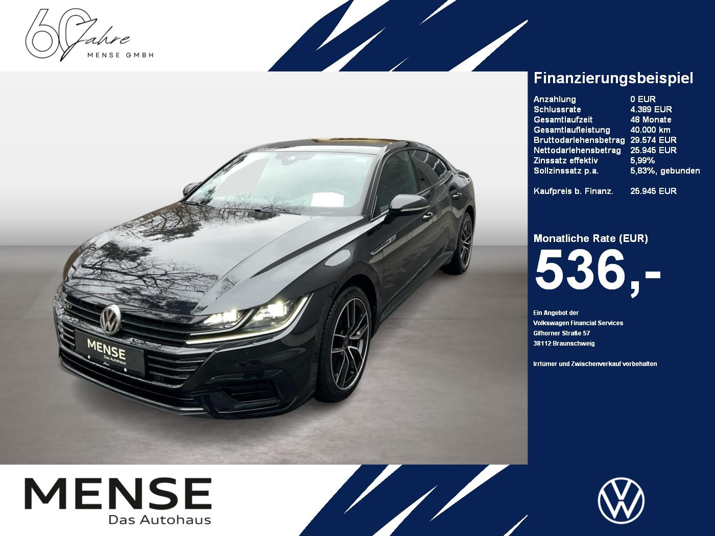 Volkswagen Arteon 2.0 TSI DSG R-Line CarPlay|4xSHZG|ACC|LED
