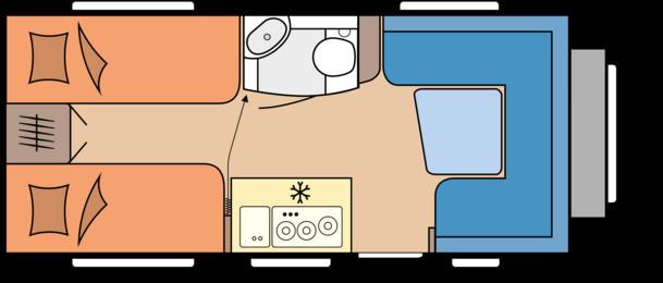 Hobby De Luxe 460 LU/Modell 2026/1.500 kg/sofort
